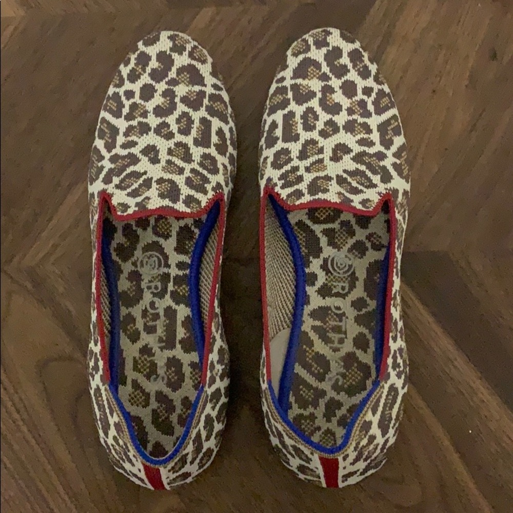 Rothy’s mocha spot loafers